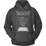 They say you are what you read Hoodie - Gifts For Reading Addicts