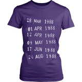 Library Stamp Fitted T-shirt - Gifts For Reading Addicts