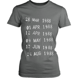 Library Stamp Fitted T-shirt - Gifts For Reading Addicts