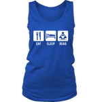 Eat, Sleep, Read Womens Tank - Gifts For Reading Addicts