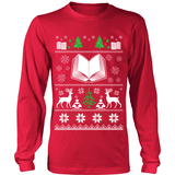 Christmas Ugly Sweater Tees - Gifts For Reading Addicts