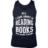 All i care about is reading books Mens Tank - Gifts For Reading Addicts