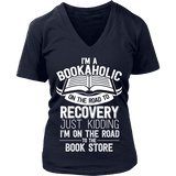 I'm a Bookaholic V-neck - Gifts For Reading Addicts