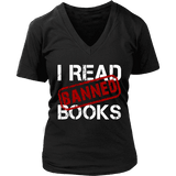 I Read Banned Books V-neck - Gifts For Reading Addicts