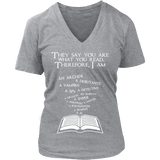 They say you are what you read V-neck - Gifts For Reading Addicts