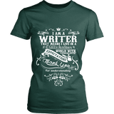 I am a writer Fitted T-shirt - Gifts For Reading Addicts