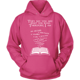 They say you are what you read Hoodie - Gifts For Reading Addicts