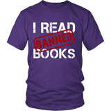 I Read Banned Books Unisex T-shirt - Gifts For Reading Addicts