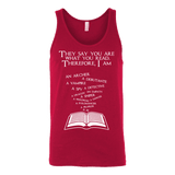 They say you are what you read Unisex Tank - Gifts For Reading Addicts