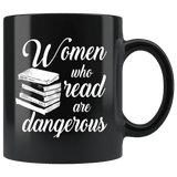 "Women who read"11oz black mug - Gifts For Reading Addicts