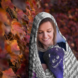 Alice's Adventures In Wonderland Book Page Hooded Blanket - Gifts For Reading Addicts