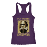 "I Put The Lit In Literature" Women's Tank Top - Gifts For Reading Addicts