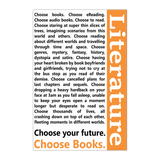 Choose your Future, Choose Books - Gifts For Reading Addicts