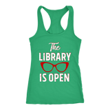 Rupaul"The Library Is Open" Women's Tank Top - Gifts For Reading Addicts