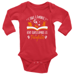 "All I Want For Christmas"Long Sleeve Baby Bodysuit - Gifts For Reading Addicts