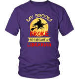 "I Became A Librarian" Unisex T-Shirt - Gifts For Reading Addicts