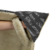 The Lion, the Witch and the Wardrobe Book Page Hooded Blanket - Gifts For Reading Addicts