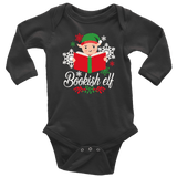 "Bookish Elf"Long Sleeve Baby Bodysuit - Gifts For Reading Addicts