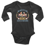 "Be Nice To The Books"Long Sleeve Baby Bodysuit - Gifts For Reading Addicts