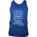 "He's more myself than i am" Men's Tank Top - Gifts For Reading Addicts