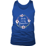 "Happy place" Men's Tank Top - Gifts For Reading Addicts