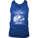 "It's Not Hoarding If It's Books" Men's Tank Top - Gifts For Reading Addicts