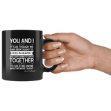 "You and i"11oz black mug - Gifts For Reading Addicts