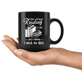"A day without reading" - Gifts For Reading Addicts