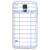 Library Card Phone Case White - Gifts For Reading Addicts