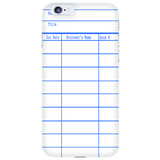 Library Card Phone Case White - Gifts For Reading Addicts