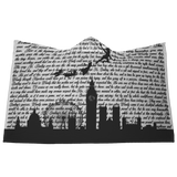 Peter Pan Book Page Hooded Blanket - Gifts For Reading Addicts