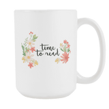 "Time to read"15oz white mug - Gifts For Reading Addicts