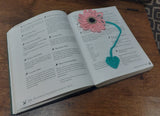 Hand-crocheted flower bookmark