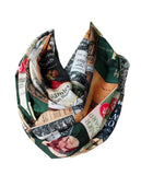 Classic Book Covers Infinity Handmade Scarf - Gifts For Reading Addicts