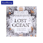 24 Pages Lost Ocean Inky Adventure Coloring Book for Adult & Children - Gifts For Reading Addicts