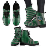 HP Slytherin Women's Leather Boots - Gifts For Reading Addicts