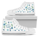 "One chapter"Bookish high top women's shoes - Gifts For Reading Addicts