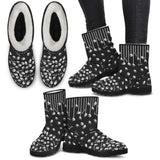 Book Lover Faux Fur Boots
