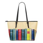 Book spine leather tote bag - Gifts For Reading Addicts