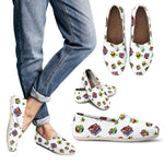 Bookworm Pattern Casual Women Shoes - Gifts For Reading Addicts