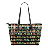 Bookshelves Leather Totes - Gifts For Reading Addicts