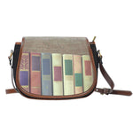 Book spine Saddle tote bag - Gifts For Reading Addicts