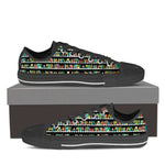 Bookshelves Low Top Women's Shoes - Gifts For Reading Addicts