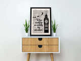 ''An awfully big adventure"peter pan vintage dictionary poster - Gifts For Reading Addicts