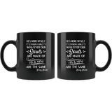 "He's more myself than i am"11oz black mug - Gifts For Reading Addicts