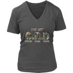 "I've Got O.R.D" V-neck Tshirt - Gifts For Reading Addicts