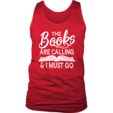 "The Books Are Calling" Men's Tank Top - Gifts For Reading Addicts