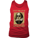 "I Put The Lit In Literature" Men's Tank Top - Gifts For Reading Addicts