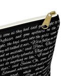The Lion The Witch And The Wardrobe Book Page Accessory Pouch for book lovers - Gifts For Reading Addicts