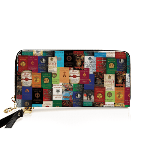 "Outlander"Men and Women's PU Leather Wallet around Long Clutch Purse - Gifts For Reading Addicts